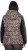 Ulla Popken HYPRAR Leopard And Leather Look Quilted Jacket Black - Vestes - 