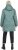 Ulla Popken HYPRAR Drawstring Waist Parka Grey Green - Vestes - 