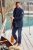 JP1880 Jacket Water-repellent Herringbone Insert Navy - Vestes - Vestes homme grandes tailles