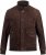 JP1880 Leather Jacket Goat Suede Espresso Brown - Vestes - Vestes homme grandes tailles