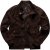 JP1880 Leather Jacket Goat Suede Espresso Brown - Vestes - Vestes homme grandes tailles