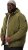 STHUGE Bomber Jacket With Hood Green - Vestes - Vestes homme grandes tailles