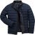JP1880 Jacket Quilted Stand-up Collar Navy - Vestes - Vestes homme grandes tailles