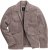 JP1880 Leather Jacket Lamskin Suede Grey - Vestes - Vestes homme grandes tailles