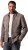 JP1880 Leather Jacket Lamskin Suede Grey - Vestes - Vestes homme grandes tailles