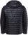 JAY-PI Lightly Quilted Jacket with a Hoodie Black - Vestes - Vestes homme grandes tailles