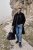 JP1880 Water-repellent Functional Coat with Wool Look Black - Vestes - Vestes homme grandes tailles