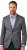 JP1880 Jacket Business Donegal Graphite Grey - Vestes - Vestes homme grandes tailles