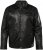 JP1880 Leather Jacket Finest Lamb Nappa Black - Vestes - Vestes homme grandes tailles