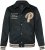 JP1880 Blouson Velour with Chest Embroidery Dark Green - Vestes - Vestes homme grandes tailles