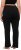 Ulla Popken Bootcut Elastic Waist Cotton French Terry Sport Pants Black - Jeans & Pantalons Femme Grandes Tailles – Plus Size - 