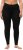 Ulla Popken Viscose Spandex Leggings Black - Jeans & Pantalons Femme Grandes Tailles – Plus Size - 