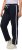 Ulla Popken Side Stripe Adjustable Drawstring Waist Joggers Navy - Jeans & Pantalons Femme Grandes Tailles – Plus Size - 