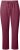 Ulla Popken Basic Drawstring Elastic Waist Cotton Blend Joggers Dark Berry - Jeans & Pantalons Femme Grandes Tailles – Plus Size - 