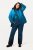 Ulla Popken HYPRAR Triple Function Ski Pants Teal - Vêtements de ski - 
