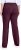 Ulla Popken Bengaline Elastic Waist Thermal Pants Aubergine - Jeans & Pantalons Femme Grandes Tailles – Plus Size - 