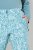 Ulla Popken Floral Print Ski Pants Ice Green - Vêtements de ski - 