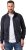 JP1880 Soft Goatskin Suede Leather Jacket Navy - Vestes en cuir - Vestes en cuir grandes tailles