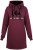 Nora Mikken KADRI Long Hoodie Burgundy - Sweatshirts & hoodies - 