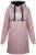 Nora Mikken KADRI WHITE Long Hoodie Pink - VÊTEMENTS FEMME XS-XXL - 