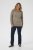 Kaffe Curve Linia Boatneck Pullover Morel Melange with Silver Lurex - Pulls en maille - 