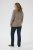 Kaffe Curve Linia Boatneck Pullover Morel Melange with Silver Lurex - Pulls en maille - 