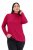 Ulla Popken Basic Long Sleeve Slim Fit Turtleneck Red - Sweatshirts & hoodies - Sweats, hoodies et mailles douillets