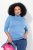 Ulla Popken Basic Long Sleeve Slim Fit Turtleneck Light Cornflower - Sweatshirts & hoodies - Sweats, hoodies et mailles douillets