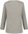 Ulla Popken Back To Basics V-Neck Relaxed Fit Cotton Tee Light Grey Melange - T-shirts - 