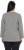Ulla Popken Back To Basics V-Neck Relaxed Fit Cotton Tee Light Grey Melange - T-shirts - 