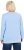 Ulla Popken Back To Basics V-Neck Relaxed Fit Cotton Tee Light Blue - T-shirts - 