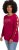 Ulla Popken Rhinestone Accent Statement Cutout Sleeve Stretch Knit Top Wine Red - T-shirts imprimés pour femme - 
