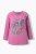 Ulla Popken Inverted Seam Long Sleeve Graphic Tee Dark Rose - T-shirts imprimés pour femme - 