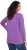 Ulla Popken Dream Rhinestone Lettering Long Sleeve Tee Light Plum - T-shirts imprimés pour femme - 