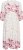 Kaffe Curve Rosa Midi Dress White Rose Border Flower - Robes - 