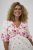 Kaffe Curve Rosa Midi Dress White Rose Border Flower - Robes - 