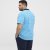North Latitude Polo Pique Printed Turquoise - Polos - Polos homme grande taille