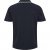 North Latitude Polo Pique V-Neck Navy - Polos - Polos homme grande taille