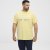 North Latitude T-Shirt Printed Short Sleeve Yellow - T-shirts - T-shirts Homme Grande Taille