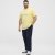 North Latitude T-Shirt Printed Short Sleeve Yellow - T-shirts - T-shirts Homme Grande Taille