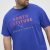 North Latitude T-shirt Printed Short Sleeve Blue - T-shirts - T-shirts Homme Grande Taille