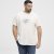 North Latitude T-Shirt Printed Short Sleeve White - T-shirts - T-shirts Homme Grande Taille