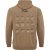 North Latitude Hoodie with Zipper Dark Sand TALL - TALL sweatshirts - 