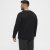 North Latitude T-Shirt Long Sleeve Black - T-shirts - T-shirts Homme Grande Taille