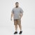 North Latitude Shirt Short Sleeve Checked Grey - Chemises - Chemises Grandes Tailles Hommes