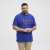 North Latitude Polo Pique Print Short Sleeve Cobalt Blue - Polos - Polos homme grande taille
