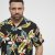 North Latitude Shirt Short Sleeve Printed Allover Black - Chemises - Chemises Grandes Tailles Hommes
