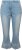 Ulla Popken Cropped Flared Eyelet Jeans Light Blue - Jeans & Pantalons Femme Grandes Tailles – Plus Size - 