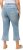 Ulla Popken Cropped Flared Eyelet Jeans Light Blue - Jeans & Pantalons Femme Grandes Tailles – Plus Size - 
