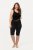 Ulla Popken Stretch Knit Bike Shorts Black - Ulla Popken - Ulla Popken Grandes Tailles